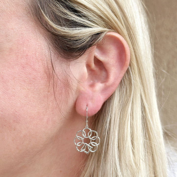 EMBRACE THE DIFFERENCE® STERLING SILVER CLASSIC DROP EARRINGS