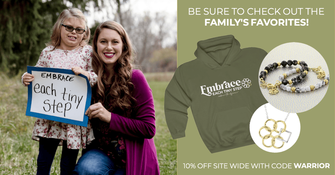 Embrace Each Tiny Step - Embrace the Difference®