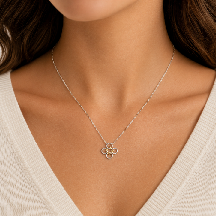 Embrace the Difference® Flower of Connection Necklace