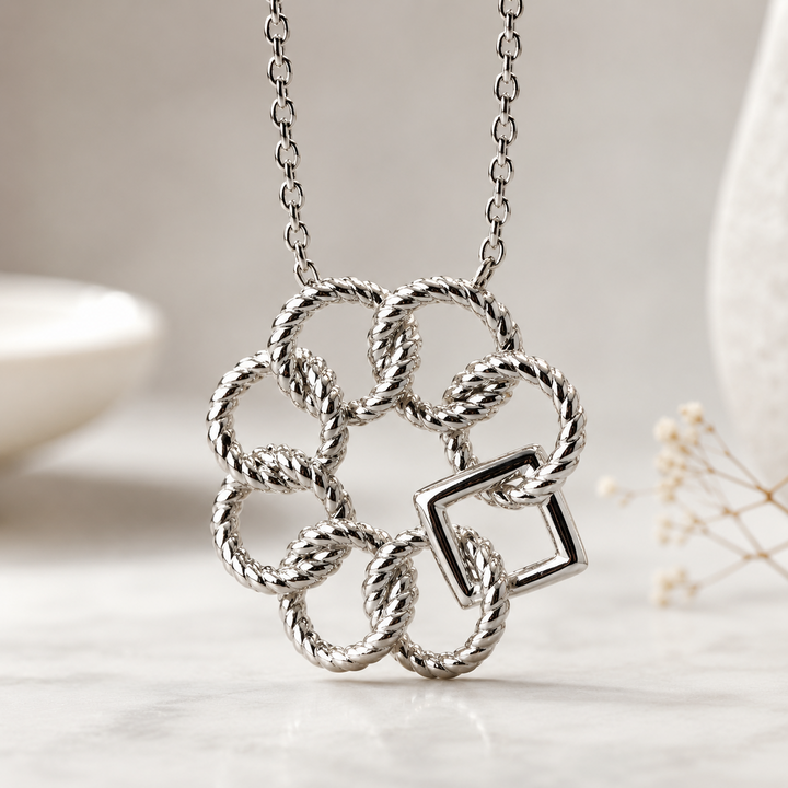 Embrace the Difference® Mini Ribbed Pendant Necklace