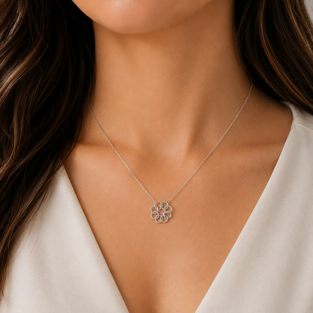Embrace the Difference® Mini Ribbed Pendant Necklace