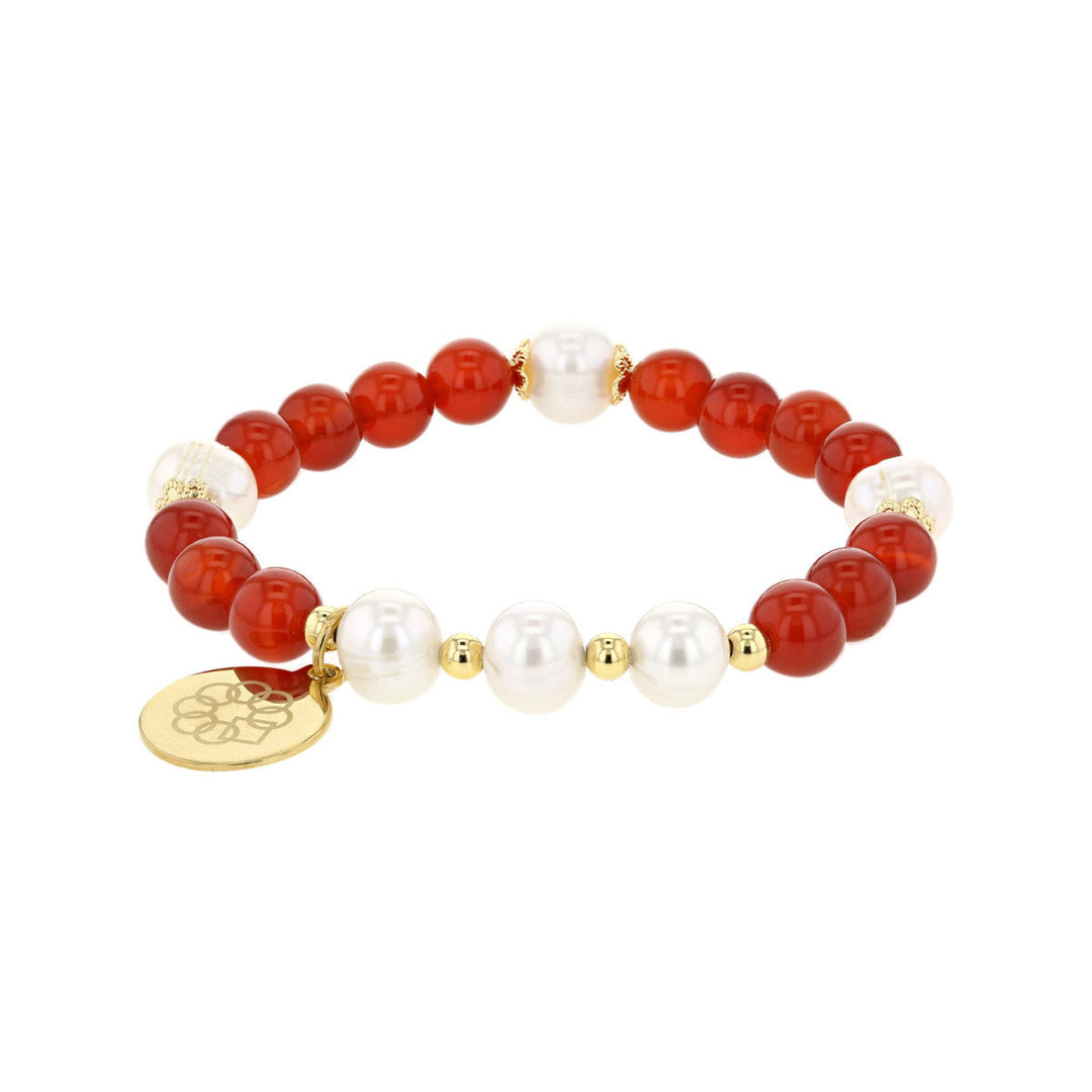 Gemstone Beaded Stretch Bracelet