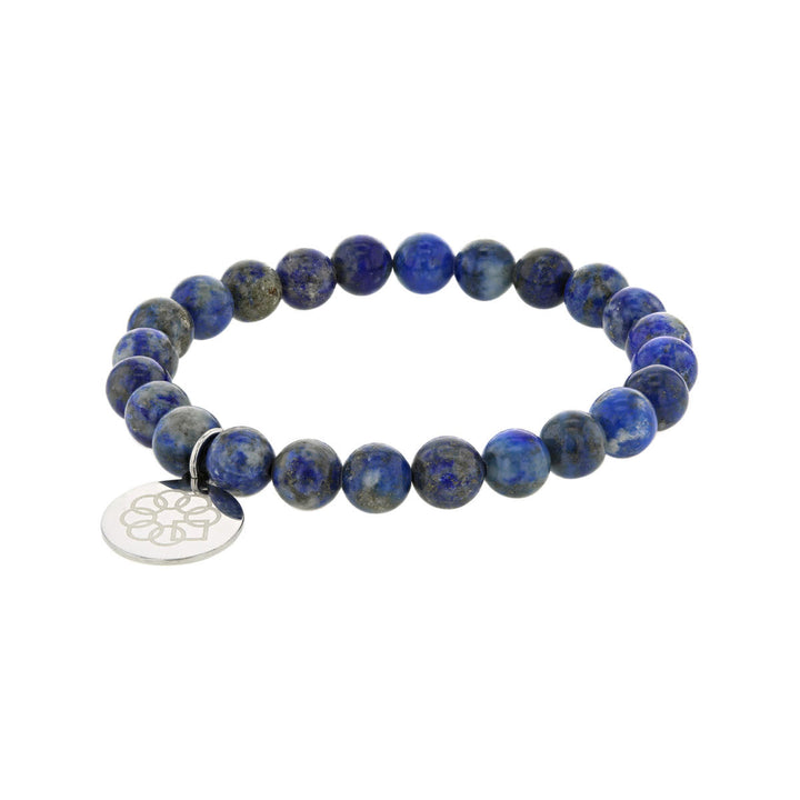 EMBRACE THE DIFFERENCE® Natural Blue Lapis Lazuli Gemstone Stretch Bracelet