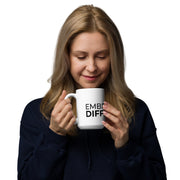 Embrace The Difference®White glossy mug
