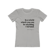 "IN A WORLD" Embrace the Difference® Women's S/S Shirt