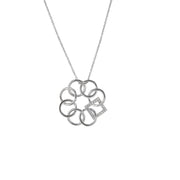 Embrace the Difference® STERLING SILVER AND DIAMOND REDEFINED CLASSIC PENDANT