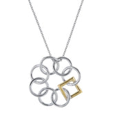 Embrace the Difference® CLASSIC STERLING SILVER AND 14KT Y/G PENDANT