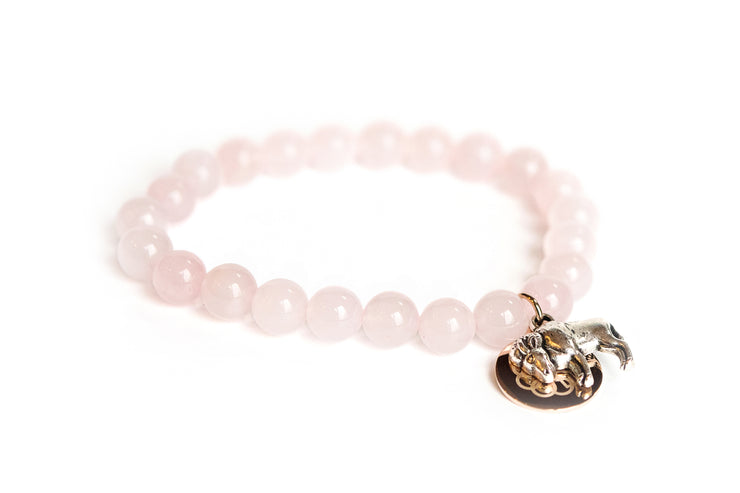 Buffalo Embrace the Difference® Rose Quartz Stretch Bracelet