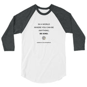3/4 sleeve raglan Embrace the Difference® shirt
