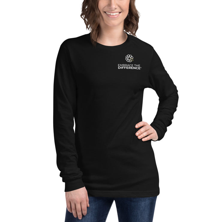Embrace the Difference® Outwitted Unisex Long Sleeve Tee